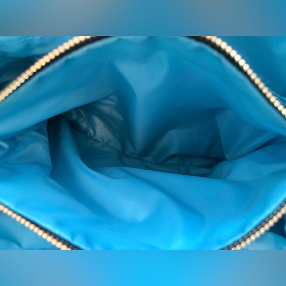 VERSACE Fragrances Tote VIP Boutique Piece Black Structured/Turquoise Interior - Picture 12 of 14